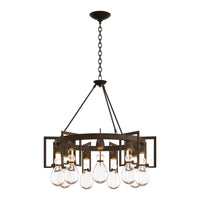 Apothecary Circular Chandelier in Bronze by Hubbardton Forge