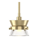 Apparatus Mini Pendant in Modern Brass by Hubbardton Forge