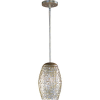 Arabesque Mini Pendant Golden Silver by Maxim Lighting