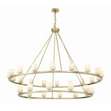 Aragon LED Chandelier 58.75'' Soft Brass White