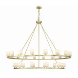 Aragon LED Chandelier 58.75'' Soft Brass White