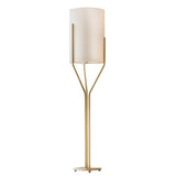 Arborescence Floor Lamp by CVL - Large, Satin Copper-CVL. The lamp is installed in common rooms such as  living room, dining room or entrance