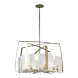 Arc 8-Light Chandelier - Modern Brass