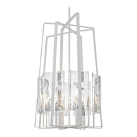 Arc 8-Light Tall Chandelier in White by Hubbardton Forge