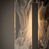 Arc Double Outdoor Wall Light detail in Coastal Burnished Steel, by Hubbardton Forge