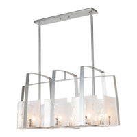 Arc Linear Suspension, shown in Sterling, by Hubbardton Forge