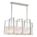 Arc Linear Suspension, shown in Sterling, by Hubbardton Forge