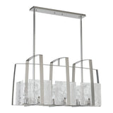 Arc Linear Suspension, shown in Sterling, by Hubbardton Forge