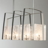 Arc Linear Suspension detail in Sterling, by Hubbardton Forge