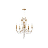 Arcadia Chandelier 23.5" Antique Gold