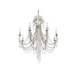 Arcadia Chandelier 32.5" Antique Silver