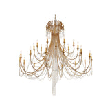 Arcadia Chandelier 61" Antique Gold