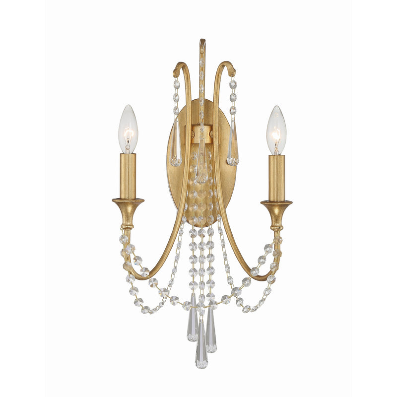 Arcadia Sconce 11.25'' Antique Gold