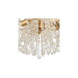 Arcadia Semi Flush Mount 15'' Antique Gold