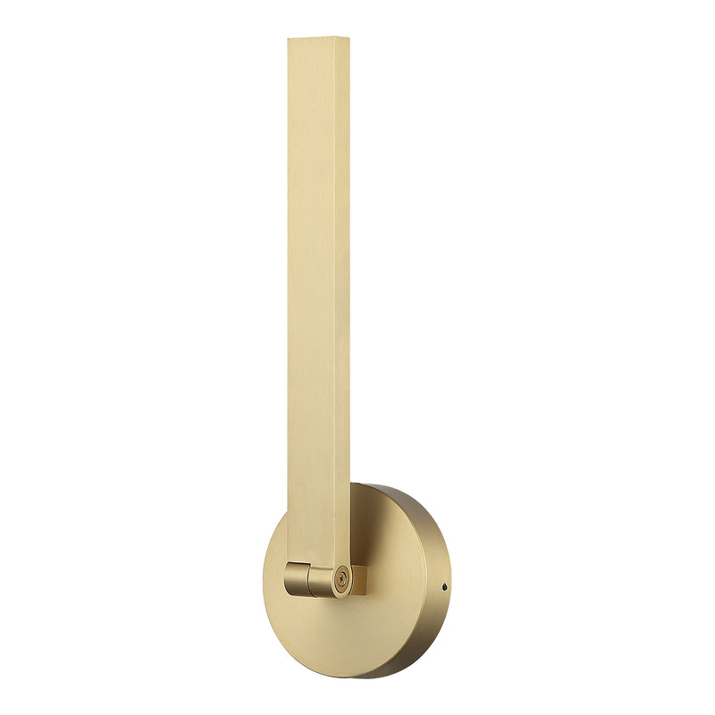 Archie Wall Sconce 15 Inch Brushed Gold