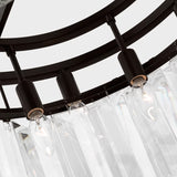 Arden Chandelier Large Aged Iron By Visual Comfort Modern - Detailed View2
