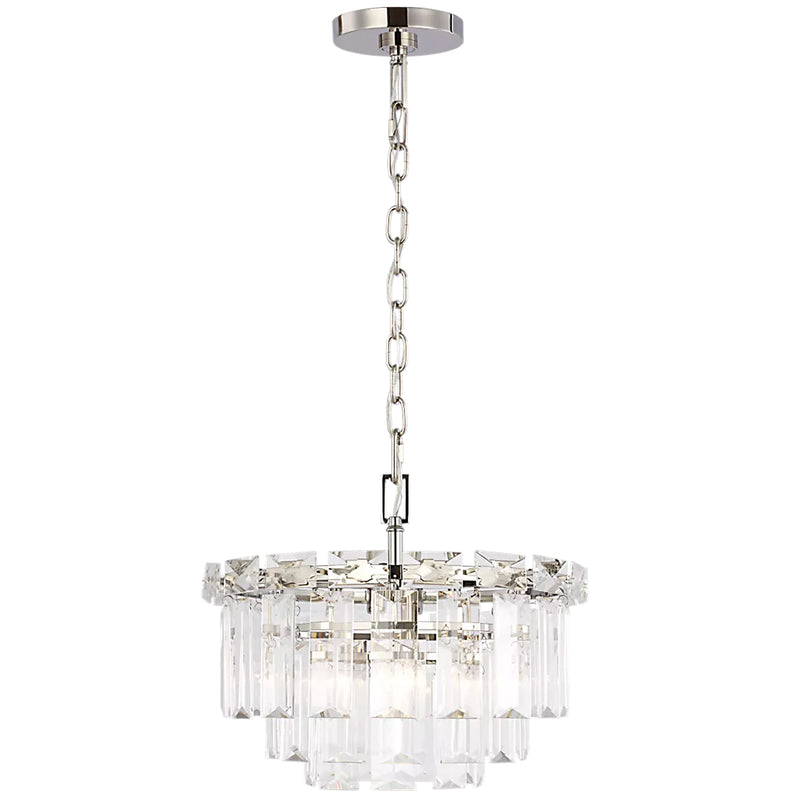 Arden Chandelier Small Polished Nickel By Visual Comfort Modern