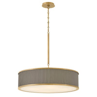 Arden Drum Chandelier - Heritage Brass