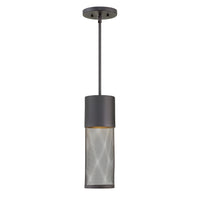 Aria Medium Hanging Lantern - Black - by Hinkley
