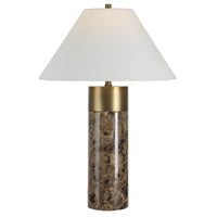 Aria Table Lamp Natural Brown By Renwil Main View 1