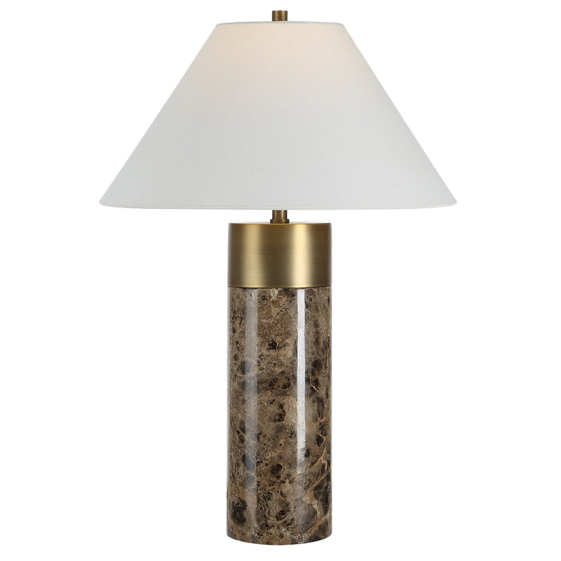Aria Table Lamp Natural Brown By Renwil Main View 1