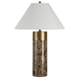 Aria Table Lamp Natural Brown By Renwil Main View 2