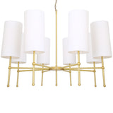Arizona Chandelier - Satin Brass
