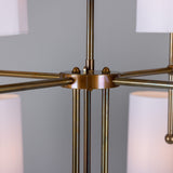 Arizona Two Tier Chandelier - Antique Brass