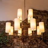 Arizona Two Tier Chandelier - Antique Brass