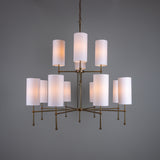 Arizona Two Tier Chandelier - Antique Brass