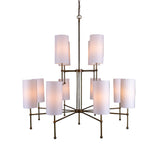 Arizona Two Tier Chandelier - Antique Brass