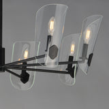 Armory Chandelier 8 Lights Black By Maxim Lighting Detailed View