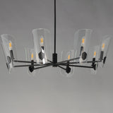 Armory Chandelier 8 Lights Black By Maxim Lighting With Light