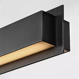 Aro 48 Linear Chandelier Midnight Black By Generation Lighting Detailed View 2
