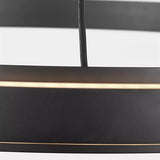 Aro Chandelier Medium Midnight Black By Generation Lighting Detailed View 1