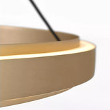 Aro Chandelier Medium Satin Brass By Generation Lighting Detailed View 1