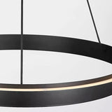 Aro Chandelier Small Midnight Black By Generation Lighting Detailed View 1