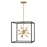 Aros Large Open Frame Pendant - Black - by Hinkley