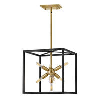 Aros Medium Convertible Pendant - Black - by Hinkley