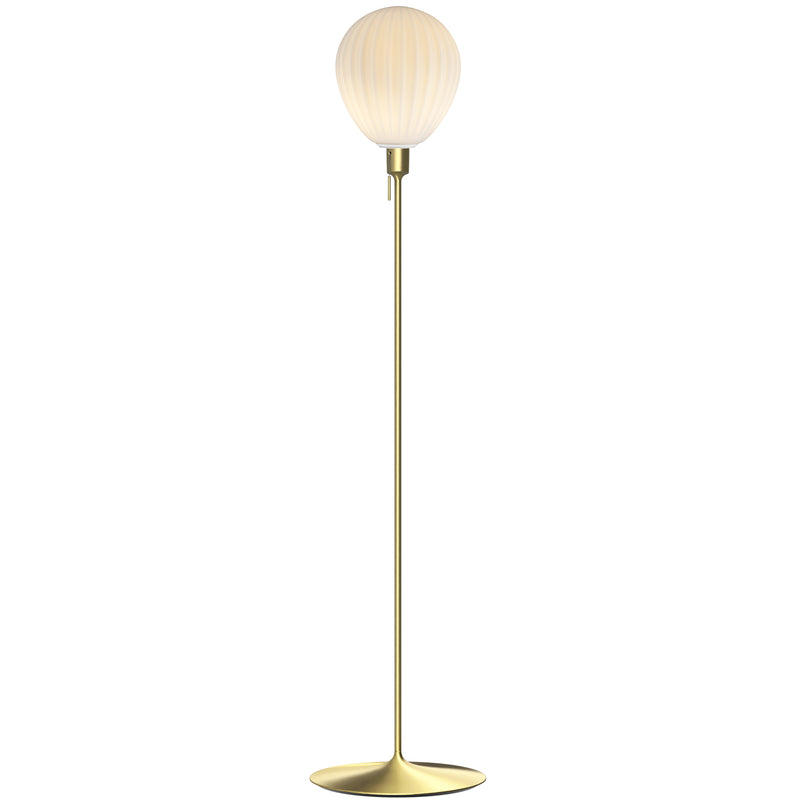 Around the World Floor Lamp Medium Brushed Brass By UMAGE