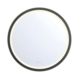 Artell LED Mirror 32" X 32" Black by Eurofase