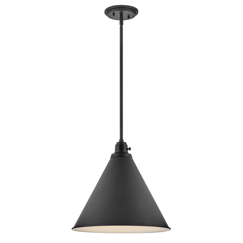 Arti Medium Pendant - Black - by Hinkley