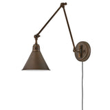 Arti Swing Arm Single Light Sconce - Olde Bronze - by Hinkley