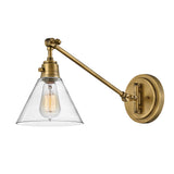 Arti Swing Arm Single Light Sconce - Heritage Brass - by Hinkley