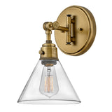 Arti Swing Arm Single Light Sconce - Heritage Brass - by Hinkley