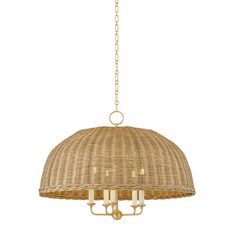 Arwen Chandelier - Aged Brass