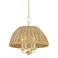 Arwen Pendant - Aged Brass