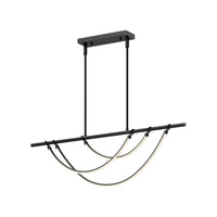 Aryas Linear Pendant — 48 Inch, Urban Bronze