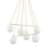 Asbury Park Chandelier - 6-Light by Hudson Valley