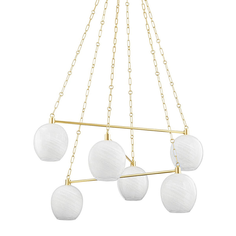 Asbury Park Chandelier - 6-Light by Hudson Valley